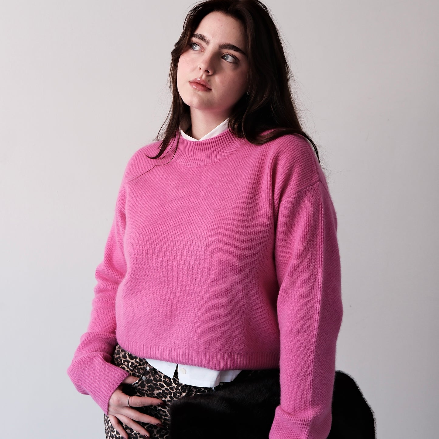Cashmere Amy Jumper - Pink