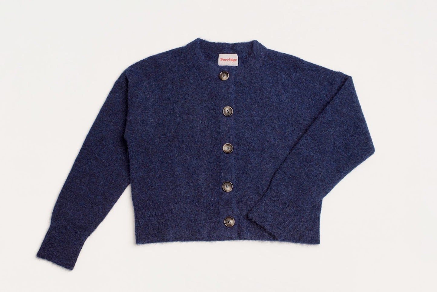 Alpaca Gerry Cardigan - Inky Blue