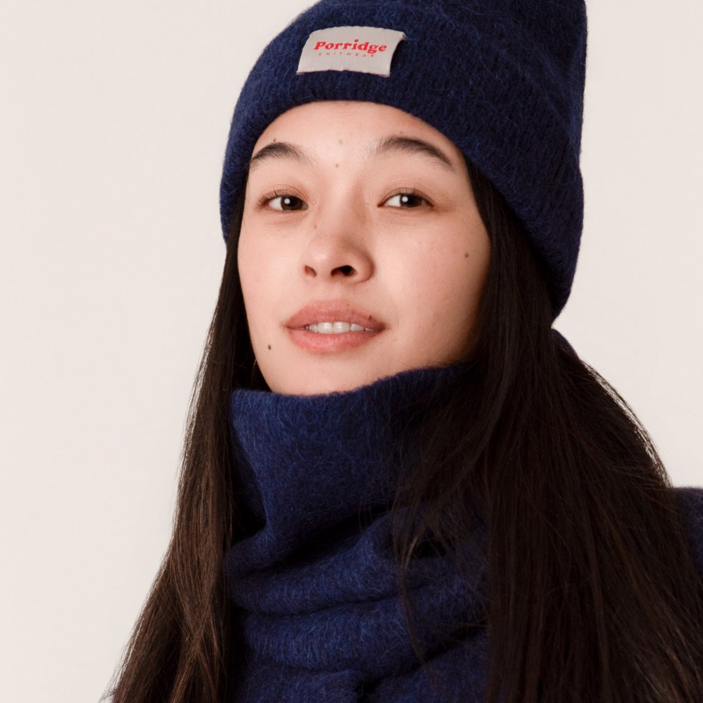 Alpaca Snood - Inky Blue