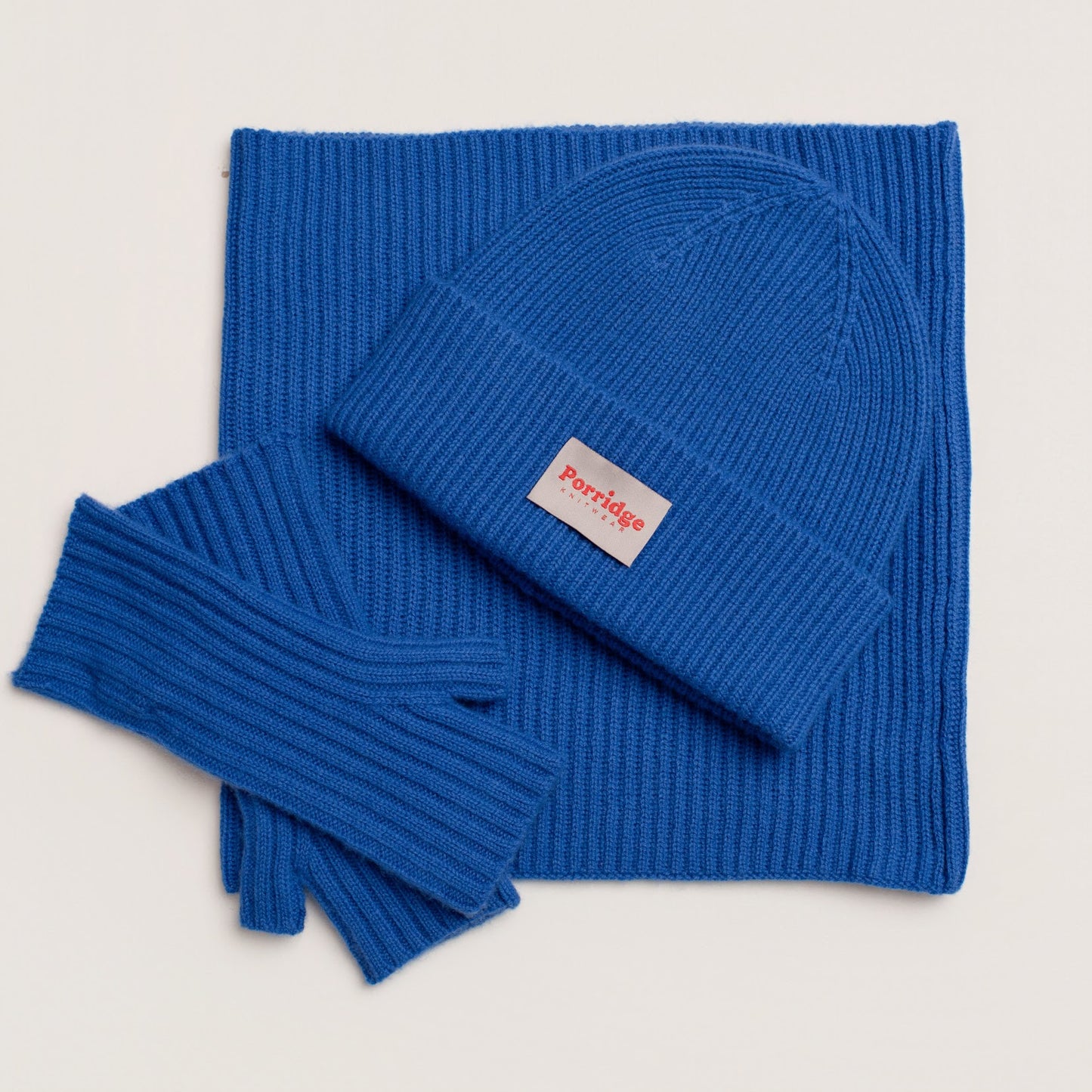 Cashmere Beanie - Blue