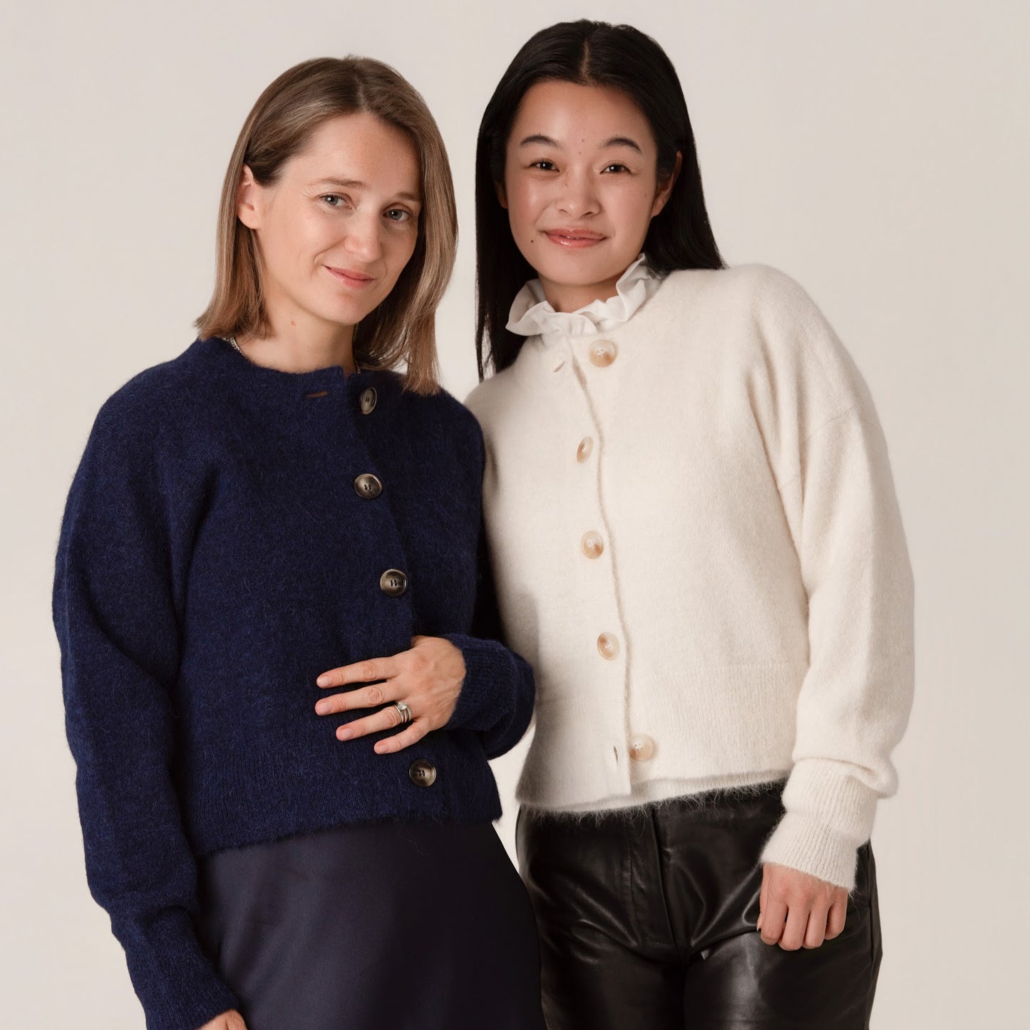 Alpaca Gerry Cardigan - Inky Blue