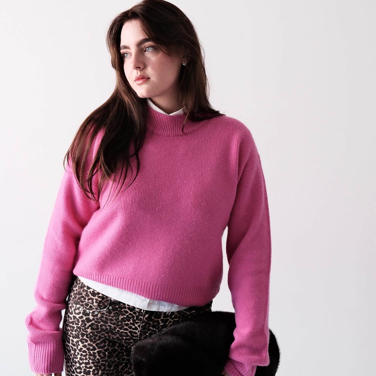 Cashmere Amy Jumper - Pink