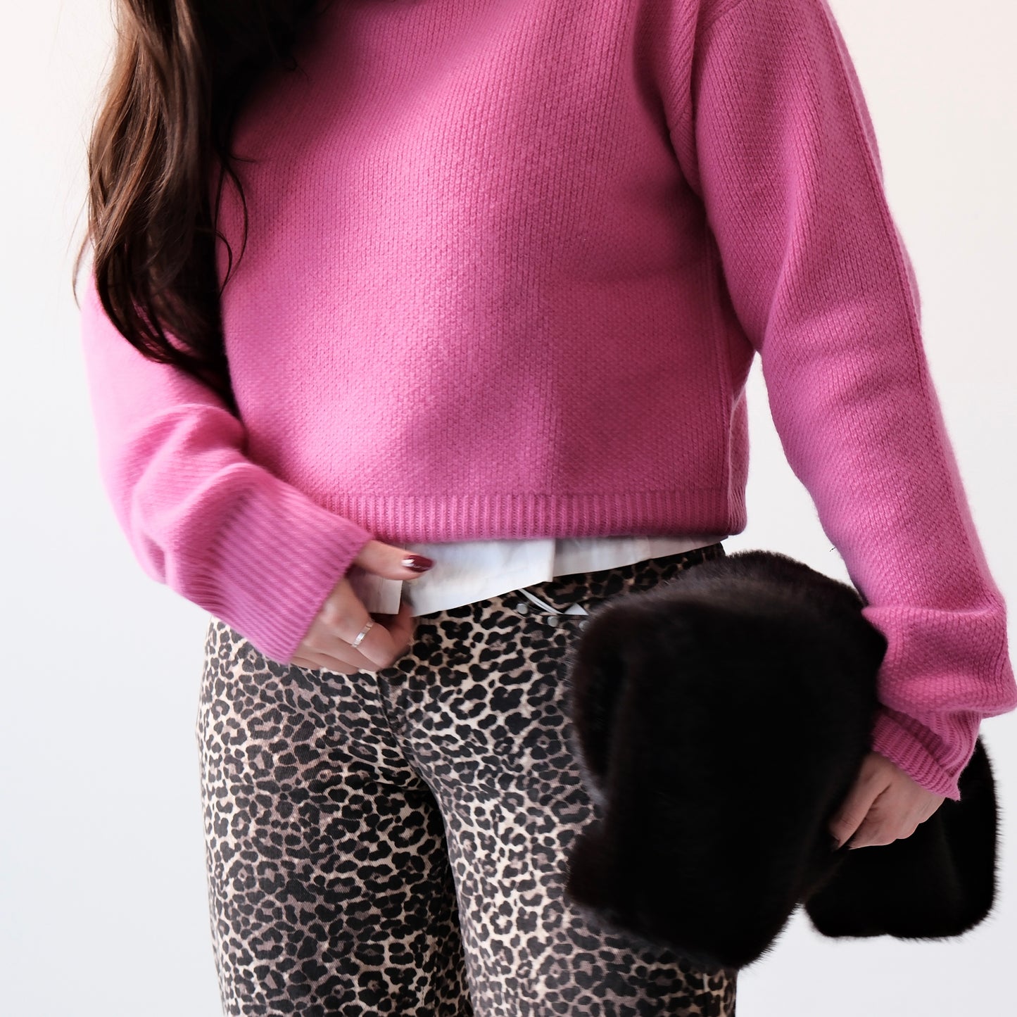 Cashmere Amy Jumper - Pink