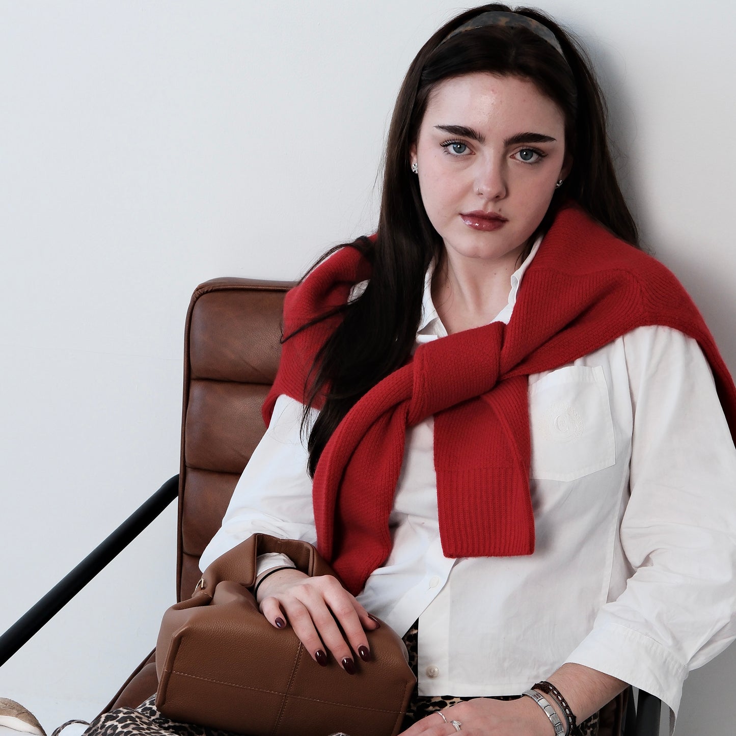 Cashmere Amy Jumper - Red