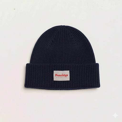 Cashmere Beanie - Navy