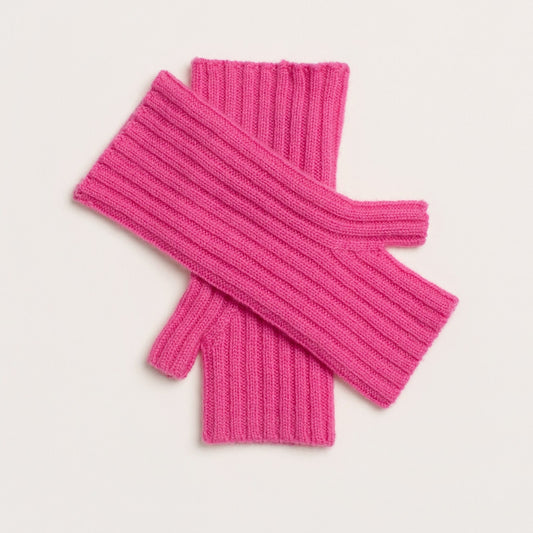 Cashmere Wrist Warmers - Pink