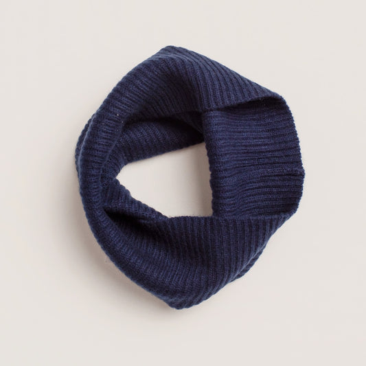 Cashmere Snood - Navy