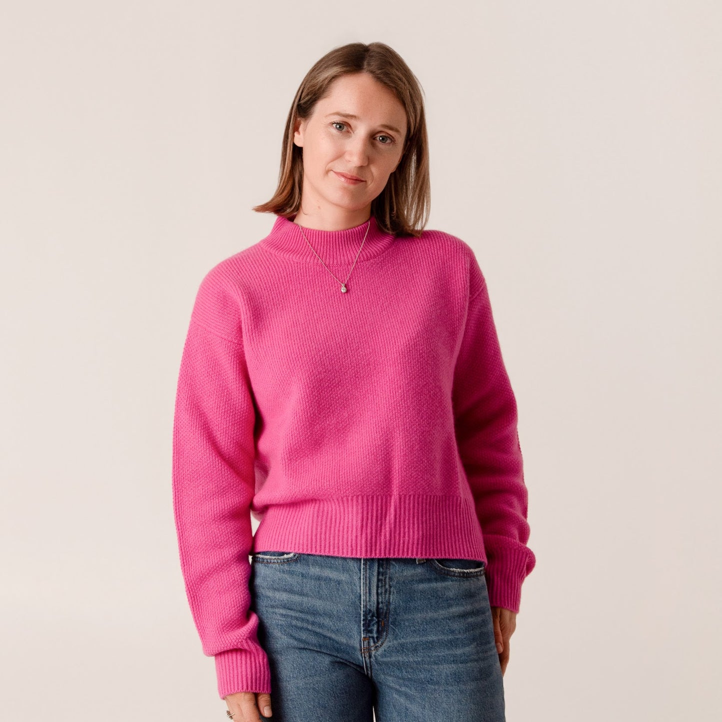Cashmere Amy Jumper - Pink